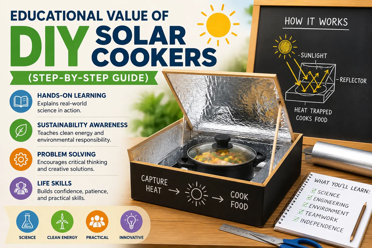 Educational Value of DIY Solar Cookers (Step-by-Step Guide)