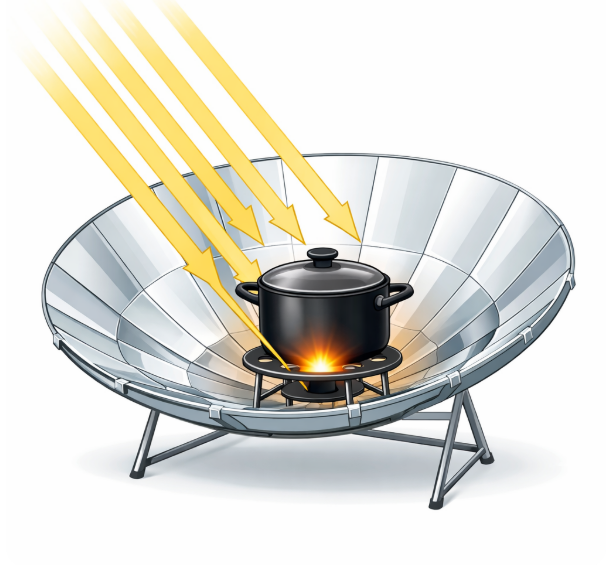 panel type solar cooker