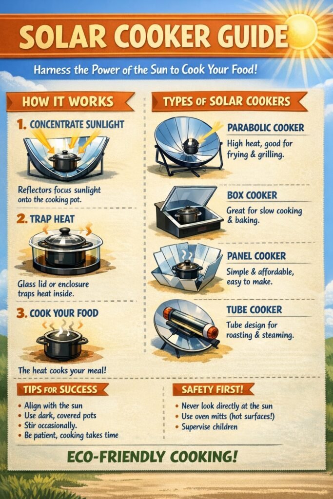 solar cooker guide example