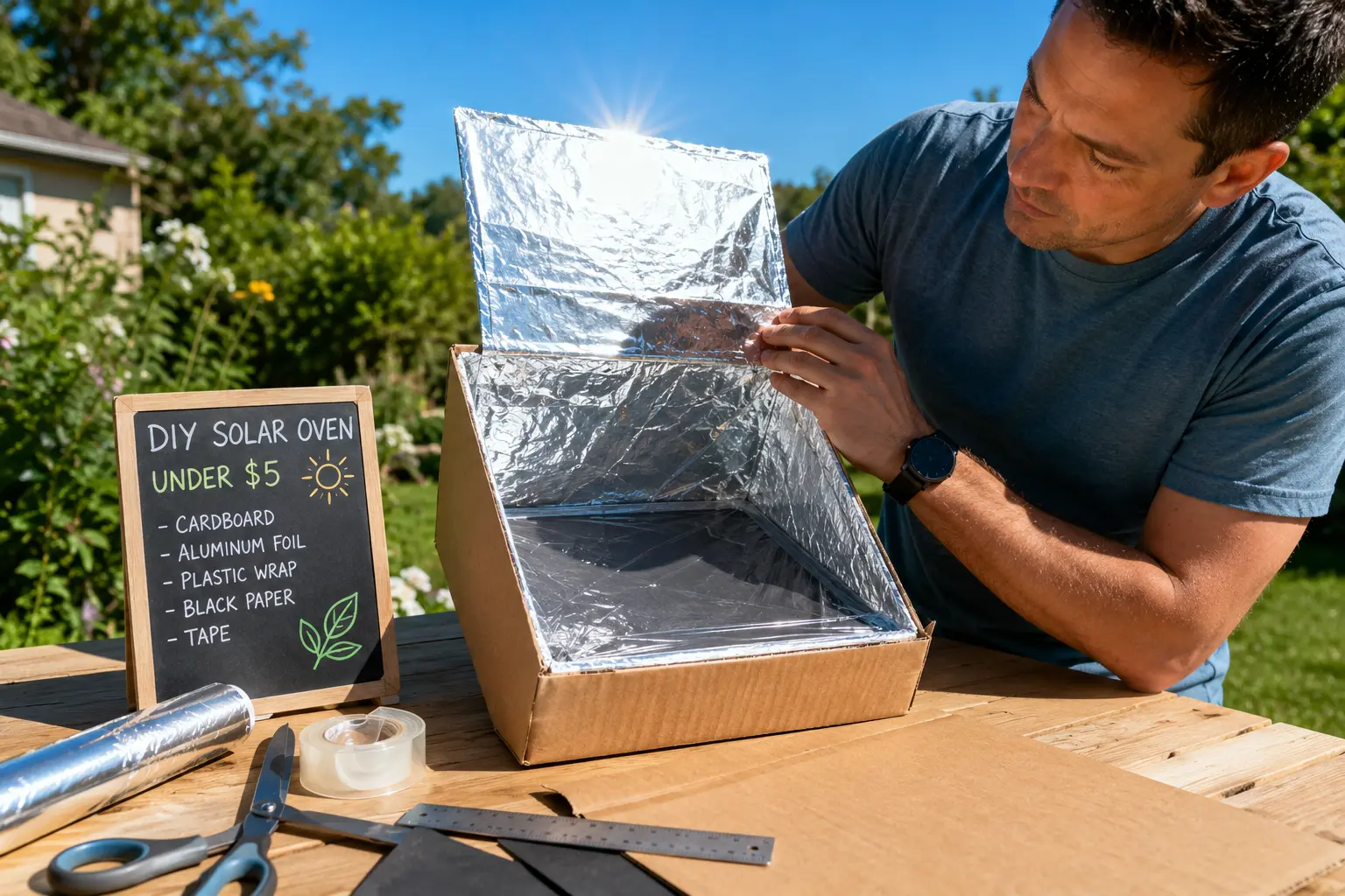 How to Build a Cardboard Solar Oven for Under $5
