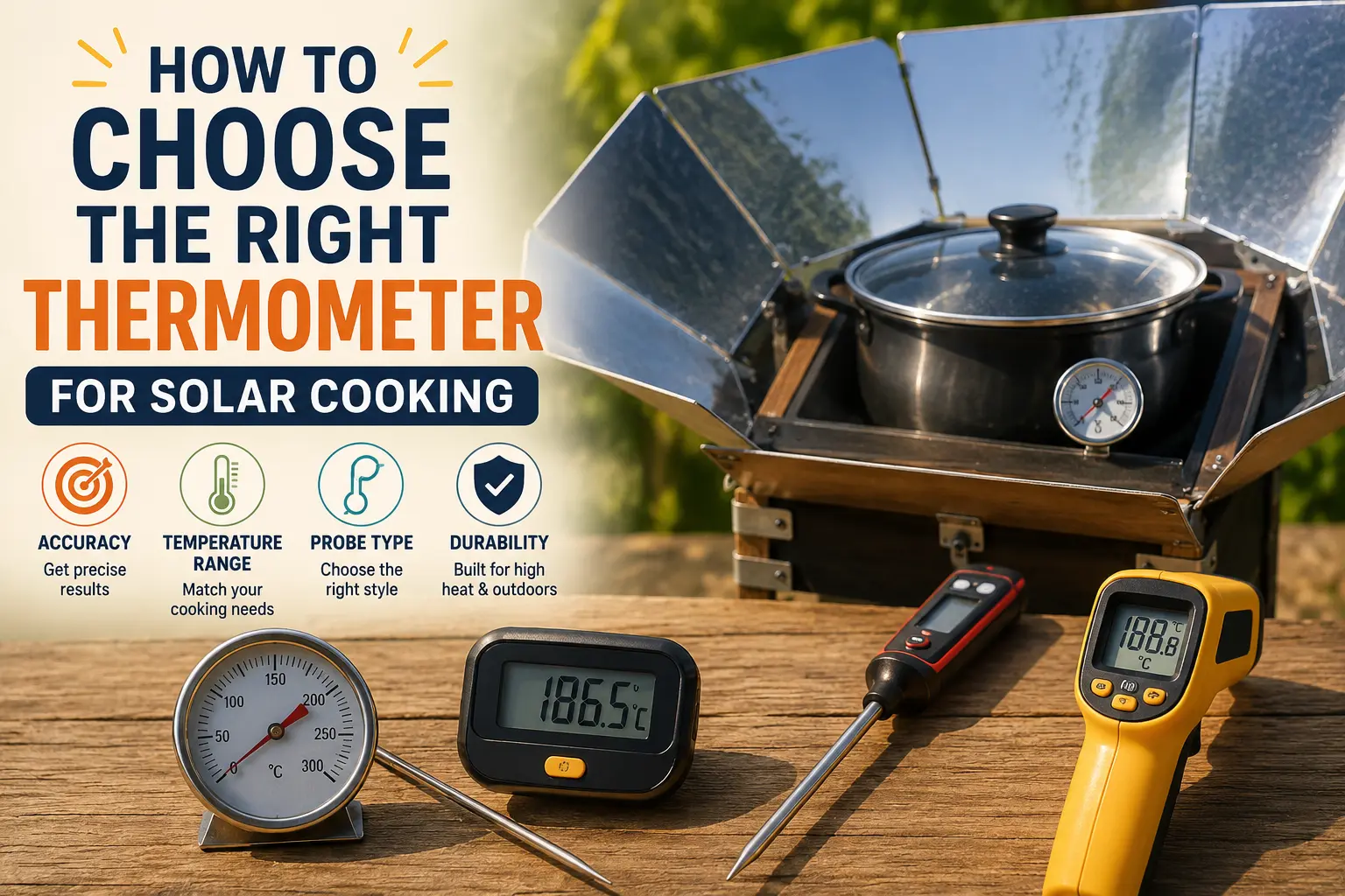How to Choose the Right Thermometer for Solar Cooking